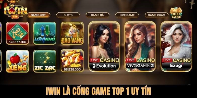 Nhà cái IWIn - kho game đa dang, chơi là có tiền