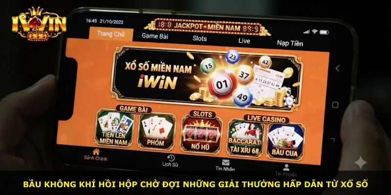 Bầu không khí hồi hộp chờ đợi những giải thưởng hấp dẫn từ xổ số