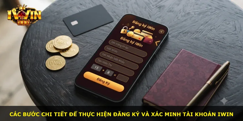 Các bước chi tiết để thực hiện đăng ký và xác minh tài khoản iWin
