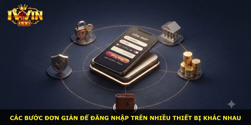 Các bước đơn giản để đăng nhập trên nhiều thiết bị khác nhau