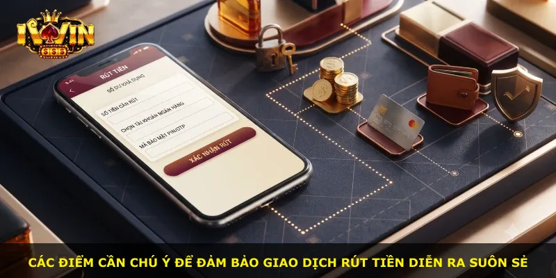 Các điểm cần chú ý để đảm bảo giao dịch rút tiền diễn ra suôn sẻ