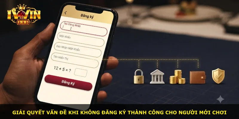Giải quyết vấn đề khi không đăng ký thành công cho người mới chơi
