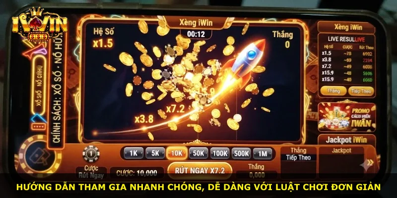 Hướng dẫn tham gia nhanh chóng, dễ dàng với luật chơi đơn giản