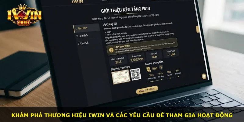 Khám phá thương hiệu iWin và các yêu cầu để tham gia hoạt động