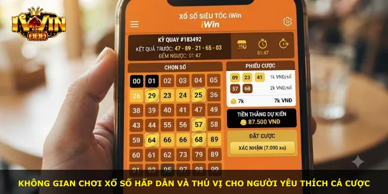 Không gian chơi xổ số hấp dẫn và thú vị cho người yêu thích cá cược